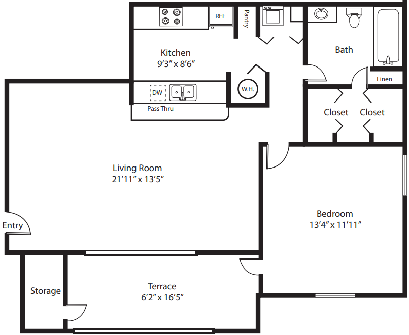 A1 - The Aruba floor plan